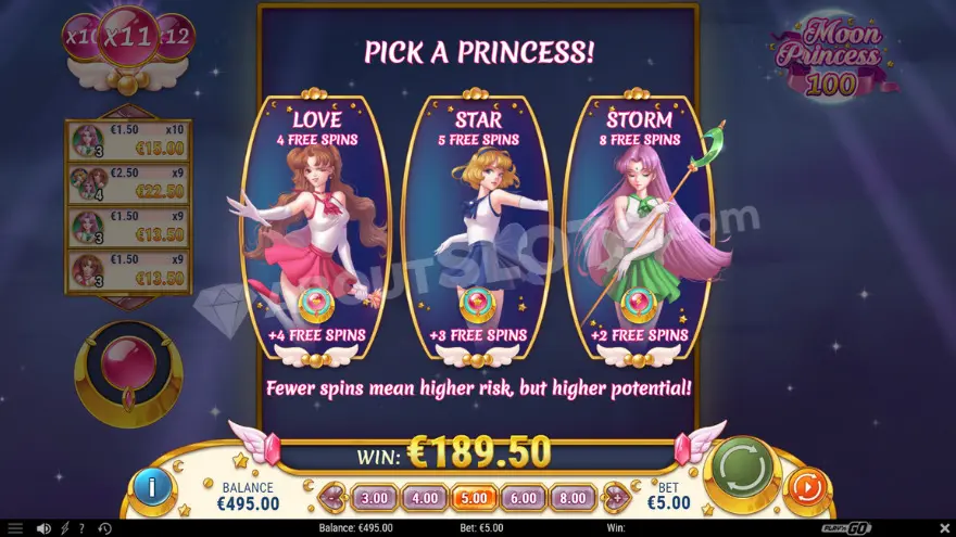 Jännittävät bonuskierrokset ja toiminnot